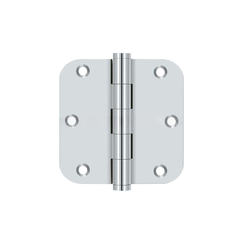 Butt Bearing Hinge, Polished Chrome