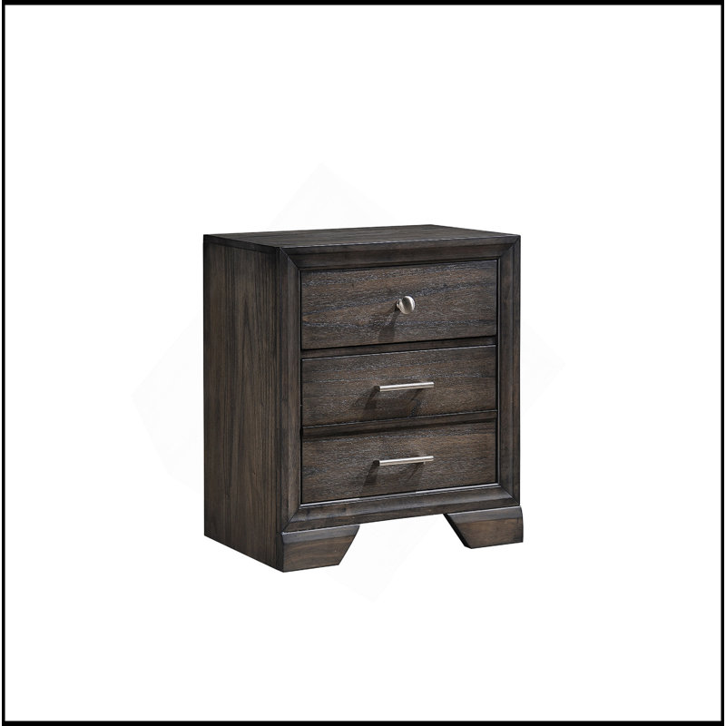 Table de chevet 2 tiroirs 1pc