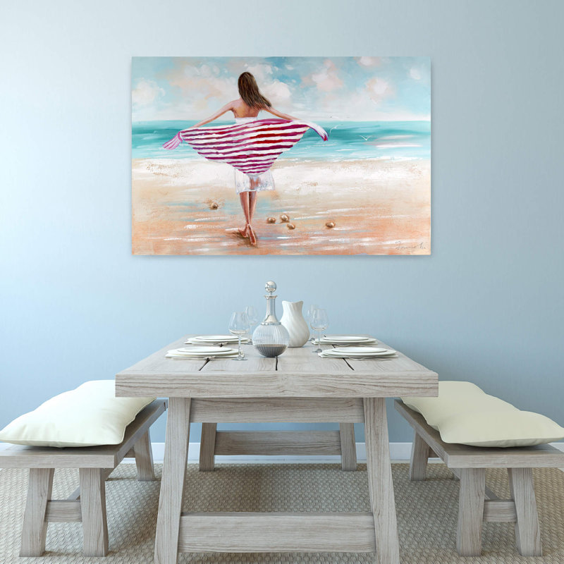 Salty Sea Breeze - No Frame Rectangle Painting on Canvas