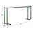 Brockham 52'' Glass Top Console Table-1022841799