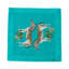 Serviette de cocktail en satin de coton à motif zébré-122609857