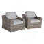 Chaise de patio avec coussins 2-1960819847