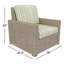Chaise d'extérieur Henri avec coussins Sunbrella-1132840163