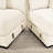 Oversized Cloud Modular Sectional Couch, 3 - Seat Cream Convertible With Deep Seat, Extra-wide , 10 Corduroy Throw Pillows, Ergonomic Design For A Charming Living Room Colored , Easy Assembly Home
