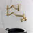 Kingston Brass Webb Two-Handle 1-Hole Wall Mount Pot Filler Faucet with Knurled Handle-100170081