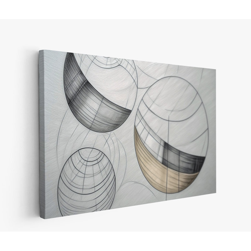 Cercles en mouvement, H 20 po x l 30 po