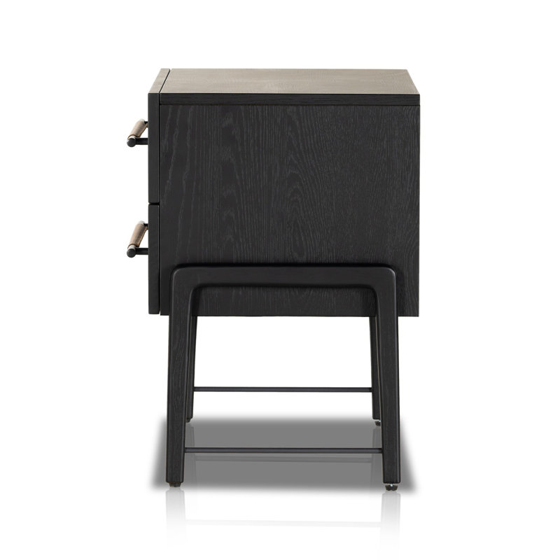 Rosedale 2 - Drawer Nightstand, Ebony Oak
