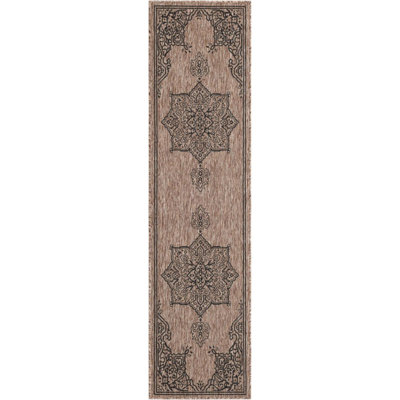 Tapis transitionnel Tollefson couleur chameau