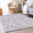 Premium Machine Washable Prisco Lavender Rug-1677149911
