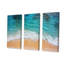 Vue aérienne de la plage bleue Tranquility III - plage, art mural-822095496-822095498