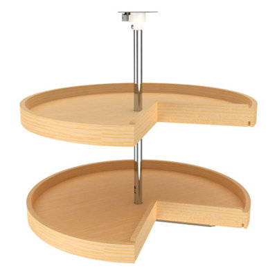 Plateau (s) tournant (s) à lattes en bois Rev-A-Shelf