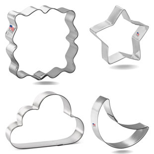 CookieCutter.com 4 -Piece Non-Stick Cookie Cutter