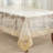 Rectangular_Snowflake And Ribbon Design Printed Tablecloth-71407614