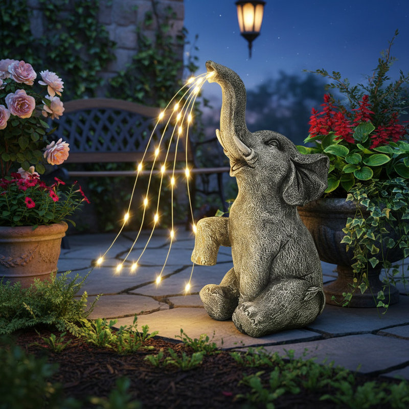 Animals Weather Resistant Resin Garden Statue