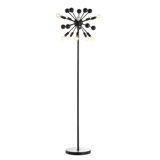 Homan 63'' Black Tree Floor Lamp
