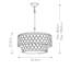 Autberry 6 - Light Crystal Chandelier