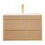 30" Wall Mounted  And  Floating Single Vanity With Ceramic Sink-190926885