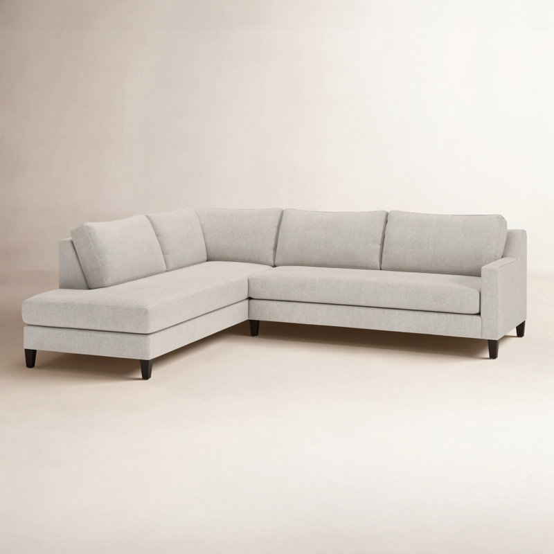 Baker 2-PC Upholstered Sectional, Left Hand Facing, Monique Twine