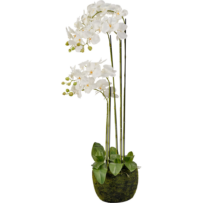 115cm Faux Plant in Cement Pot Liner