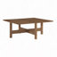 Table basse contemporaine carrée avec 4 tabourets rembourrés