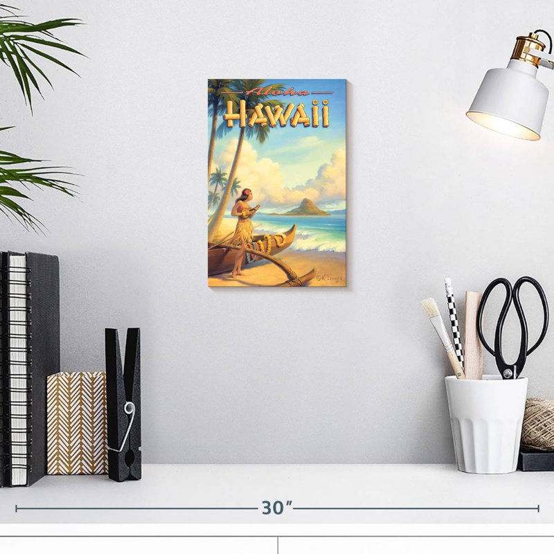 Gillard Aloha Hawaii V, 12" H x 8" W