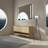 60" Bathroom Freestanding Storage Vanity Without Top Sink