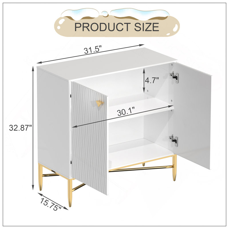 Armoire d'appoint 2 portes
