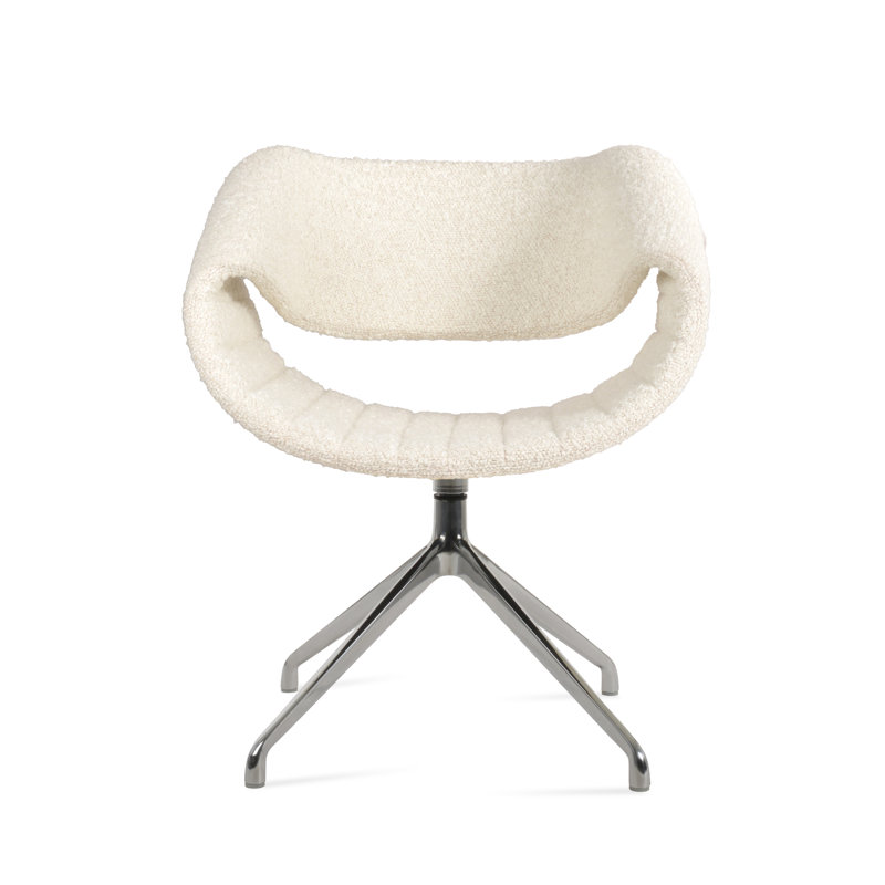 Chaise pivotante Seminyak Spider, Chrome chrome