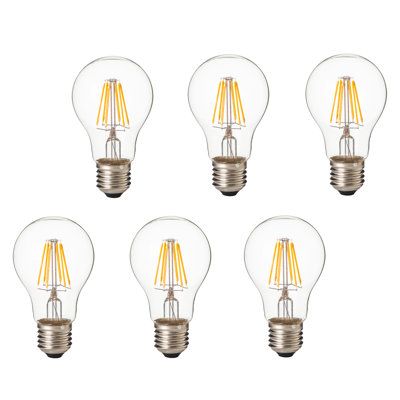 8 Watt (75 Watt Equivalent), A19 LED, Smart Dimmable Light Bulb, Warm White (3000K) E26/Medium (Standard) Base