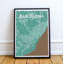 Barcelona City Map - No Frame Print-241305173