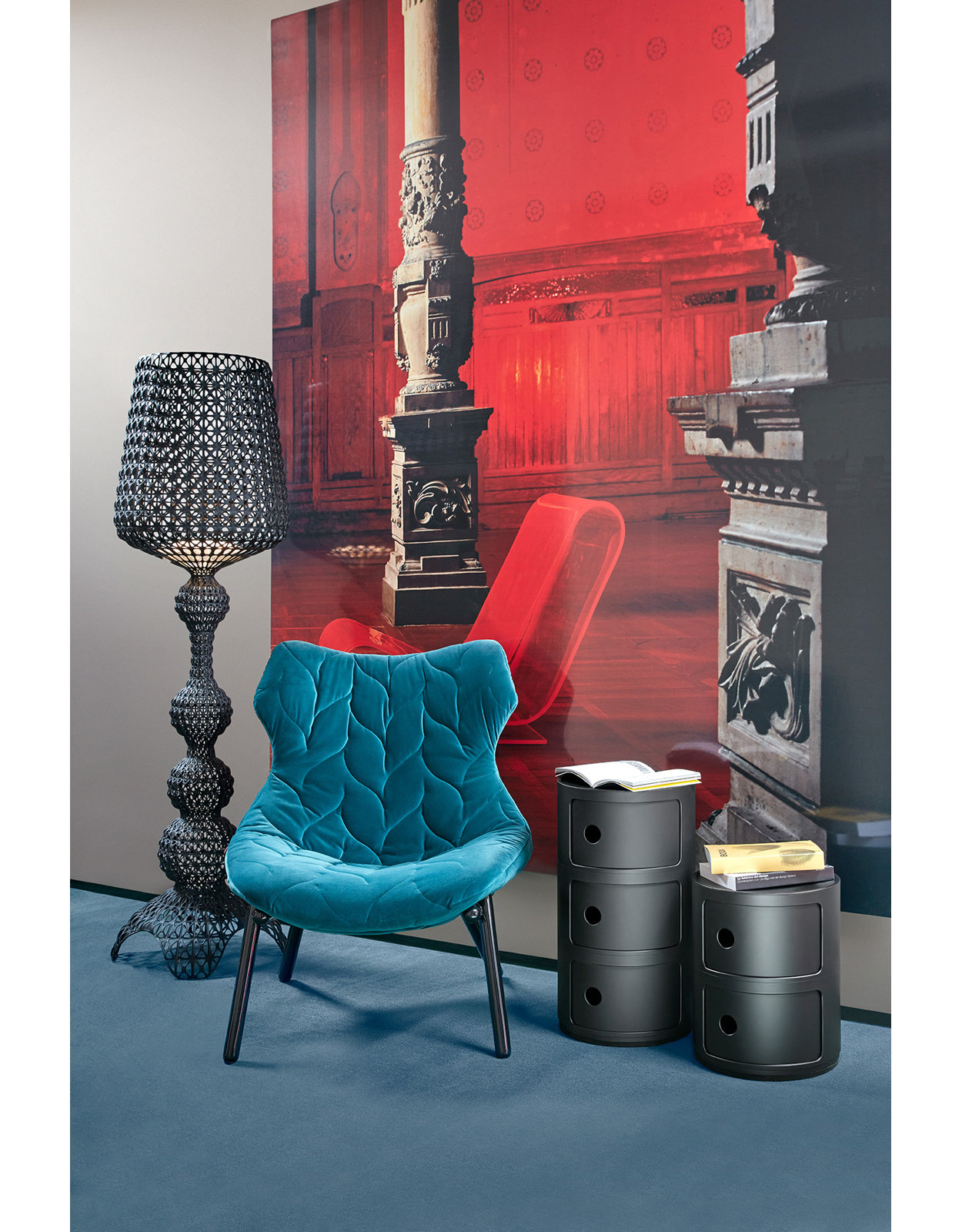 Componibili End Table, Black