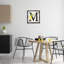 "M avec citron", art mural encadré sur toile flottante par Creatif Belle-1007813951-1007813944
