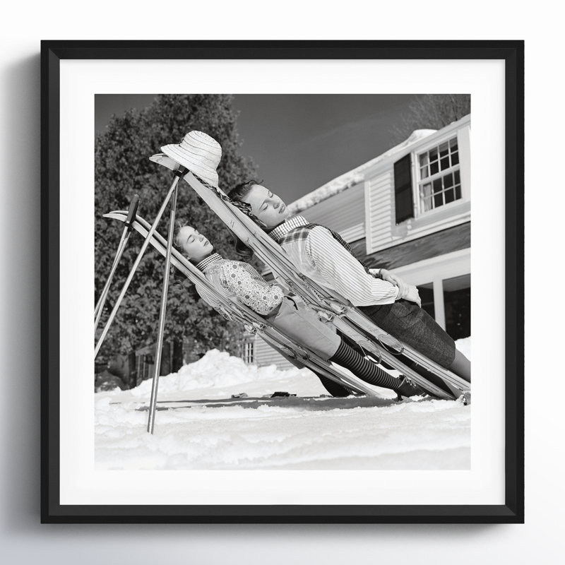 " New England Skiing " by Slim Aarons