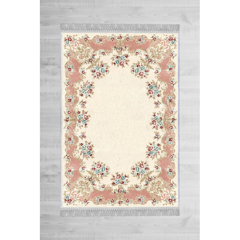 Luxurious Velvet Area Rug (4.6 x 7.2 ft), 100% Antibacterial Fabric, Non-Slip Cotton Backing, Pile Height: 0.4 in | Machine Washable, 3D Digital Print Design | Perfect for Living Room & Bedroom Decor, Soft & Durable