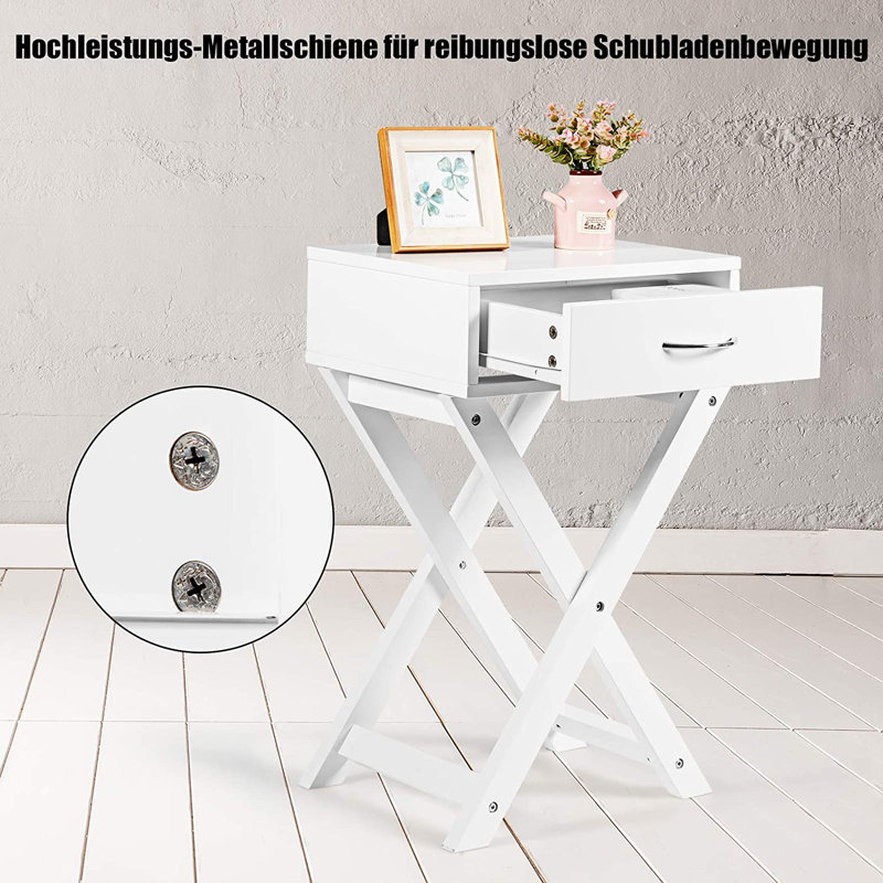 Wallasey Cross Legs End Table