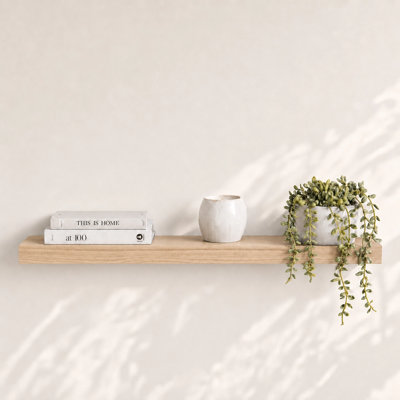 Avnish Solid Wood Floating Shelf