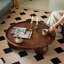 Table basse ronde de style français-376722827