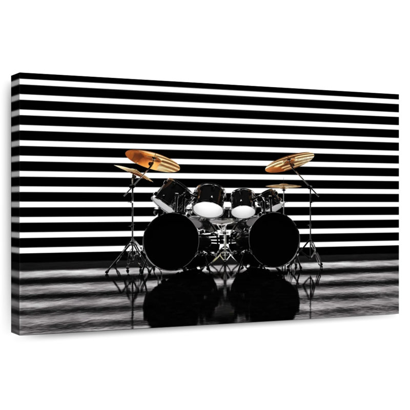 Abarca Drum Show, 24" H x 36" W