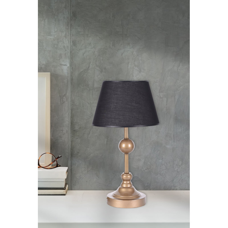 Lampe de table en métal Adrain, Or
