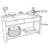 Mid-Century Console Table-296649985