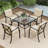 Anisten Stackable Cushioned Outdoor Armchairs