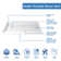 SlimLine 54" W x 36" D Double Threshold Shower Base