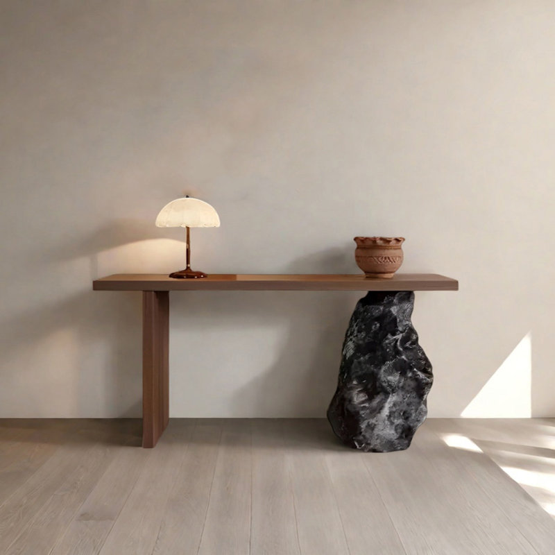Console Retro Minimalist Elegant Art, H 31,5 po x l 62,99 po x P 11,81 po