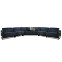 Eleanor Rigby Capri Leather Power Reclining Sectional
