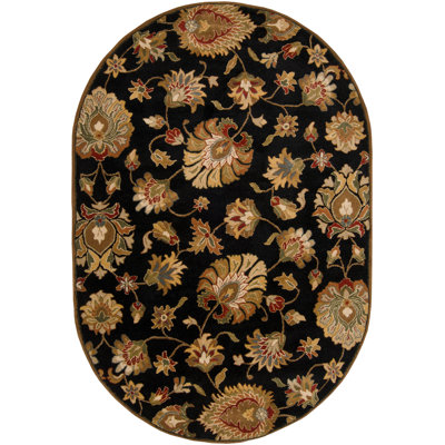 Arnedra Hand Tufted Wool Floral Indoor Rug