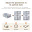 Tapis moderne lavable à la machine avec envers antidérapant Delly-562508010-538492081
