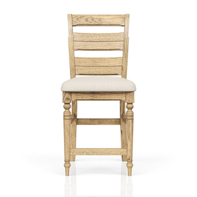 Tabouret de comptoir à dossier à l'ombre, siège rembourré doux et pieds tournés décoratifs, poids de 28,02 lb, finition profonde de 20,08 po avec repose-pieds avant élégant, profondeur