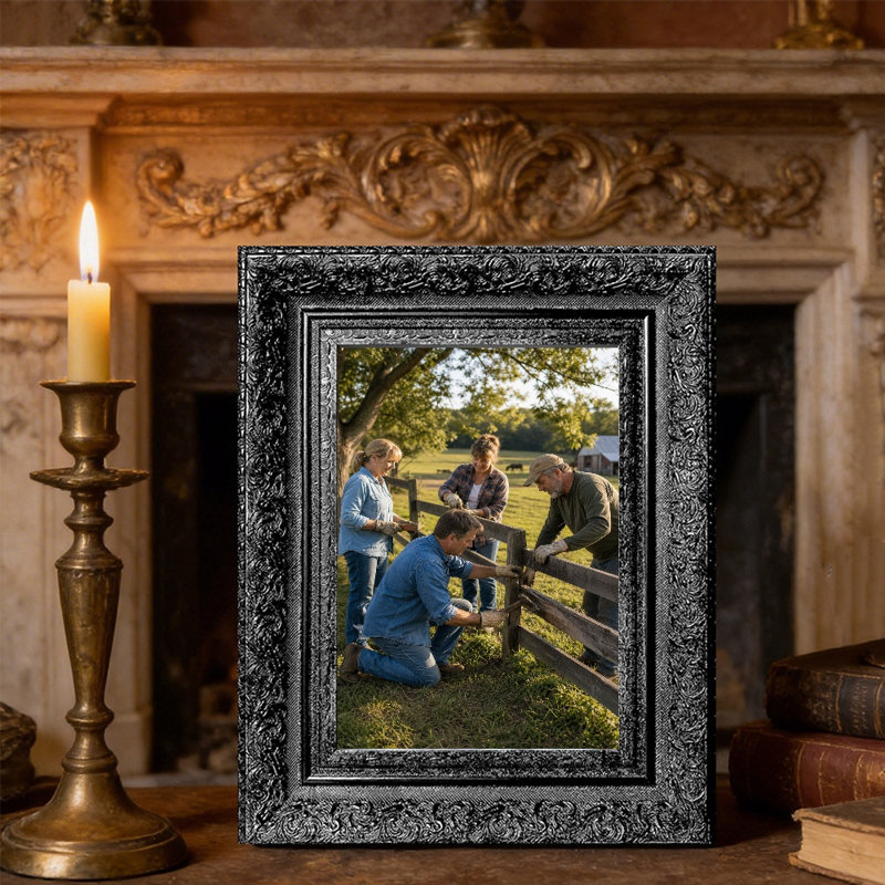 Cadre photo noir 1PC 11 "x 14" noir avec orientation portrait ou paysage, Black, 1, 11" W x 14" H