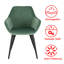 Bezu 48cm H Velvet Upholstered Armchair-42466956