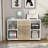 Wheeled File Cabinet with 2 Drawer, Large Mobile Lateral Filing Cabinet for Letter Size, Printer Stand with Storage Shelves for Home Office (White)